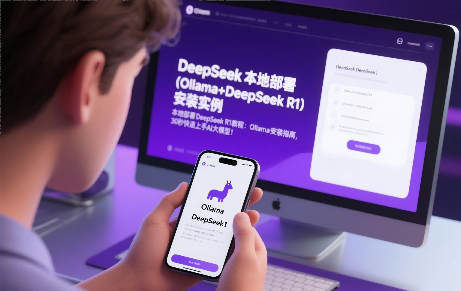 DeepSeek 本地部署 （Ollama+DeepSeek R1 安装实例）