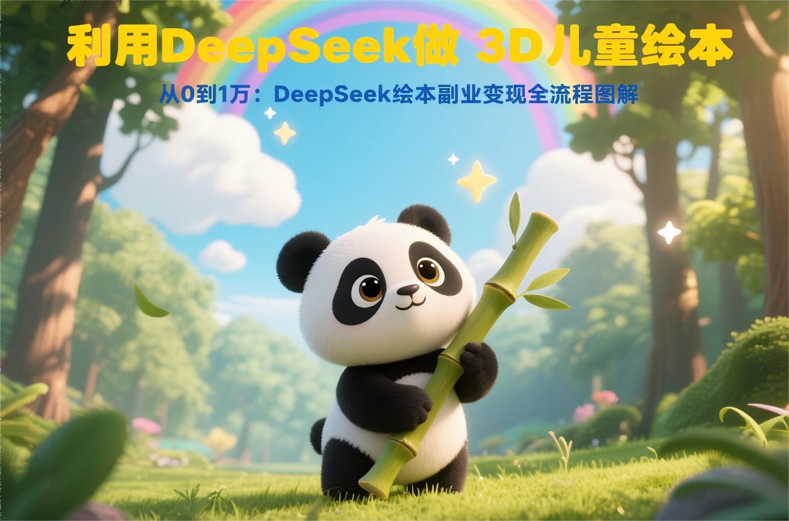 利用DeepSeek做3D儿童绘本