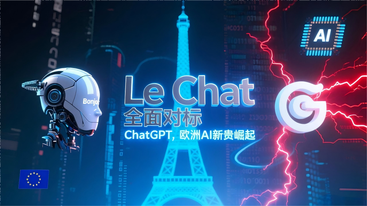 Le Chat全方面对标ChatGPT，欧洲AI新贵穷追不舍