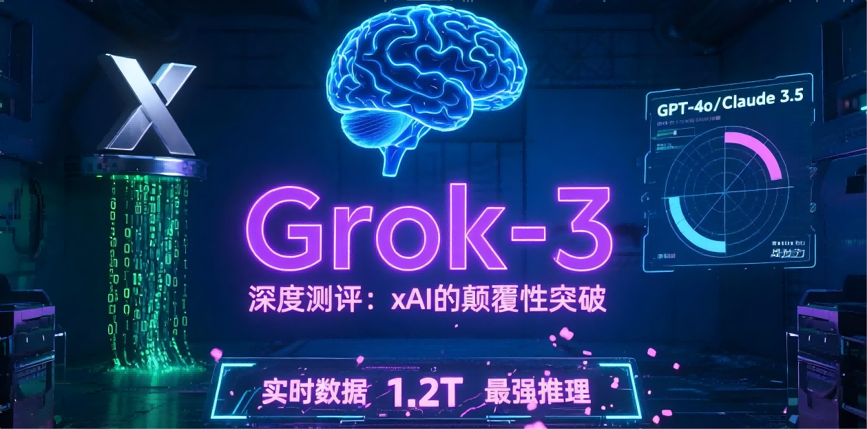 Grok-3 深度测评：xAI 的颠覆性突破，能否挑战 GPT-4o 和 Claude 3.5