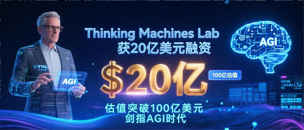 OpenAI前CTO创立的Thinking Machines Lab获20亿美元融资，估值突破100亿美元