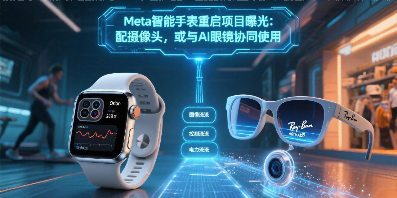 Meta智能手表项目重启：搭载双摄像头系统，构建AI眼镜协同生态