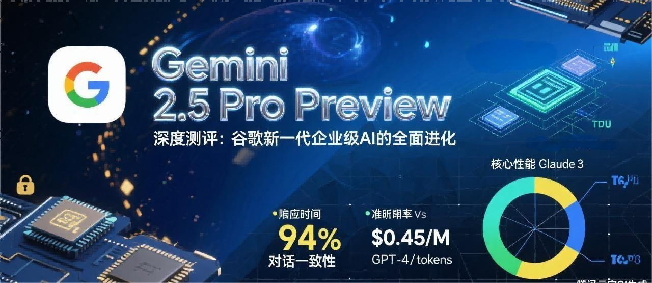 Gemini 2.5 Pro Preview 深度测评：谷歌新一代企业级AI的全面进化
