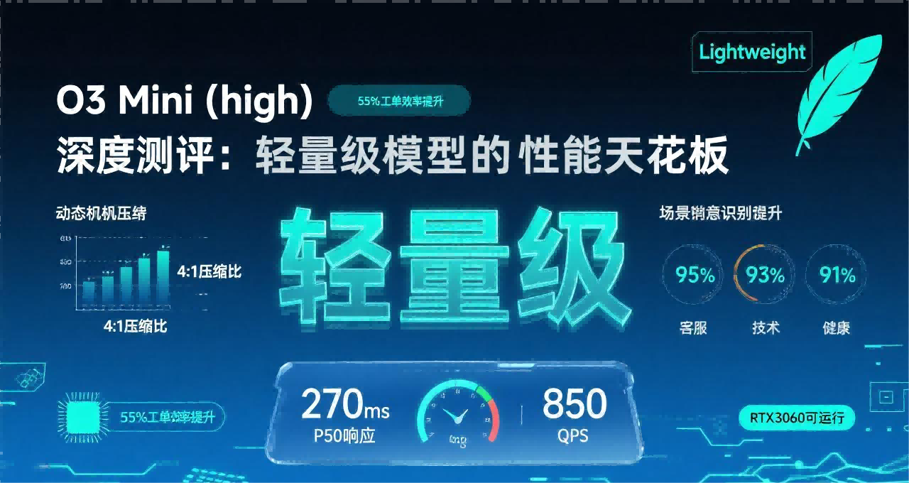O3 Mini (high) 深度测评：轻量级模型的性能天花板