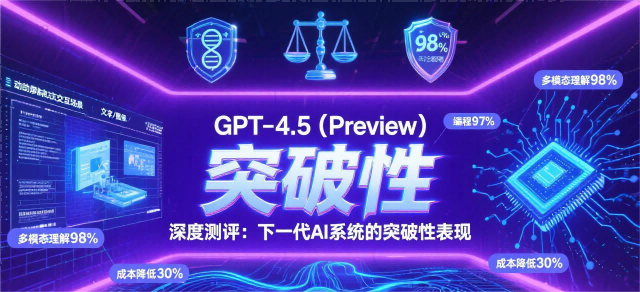 GPT-4.5 (Preview) 深度测评：下一代AI系统的突破性表现