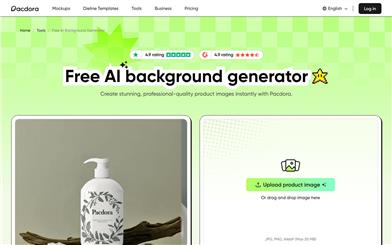 Pacdora AI Background Generator