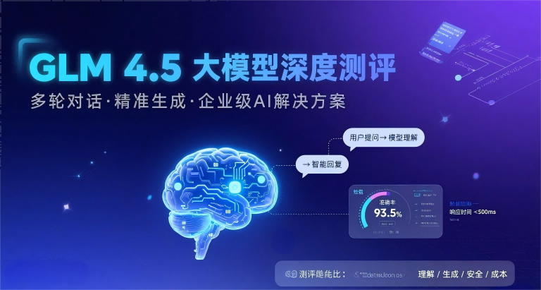 GLM 4.5大模型深度测评：全面解析新一代AI引擎的核心能力