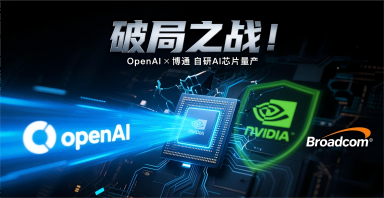破局之战！OpenAI联姻博通量产自研AI芯片，直捣英伟达腹地
