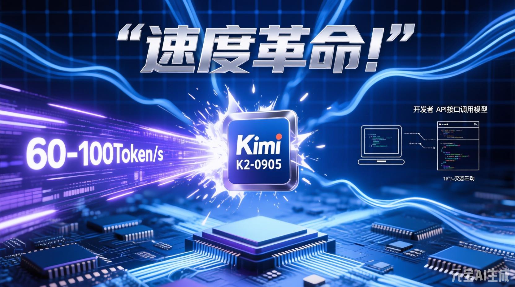 速度革命！月之暗面Kimi模型实现60-100Token/s极速响应，开发者盛宴开启