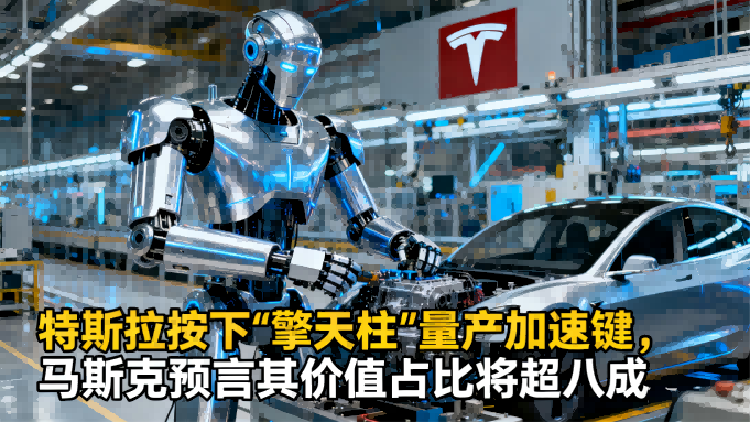 特斯拉按下“擎天柱”量产加速键，马斯克预言其价值占比将超八成