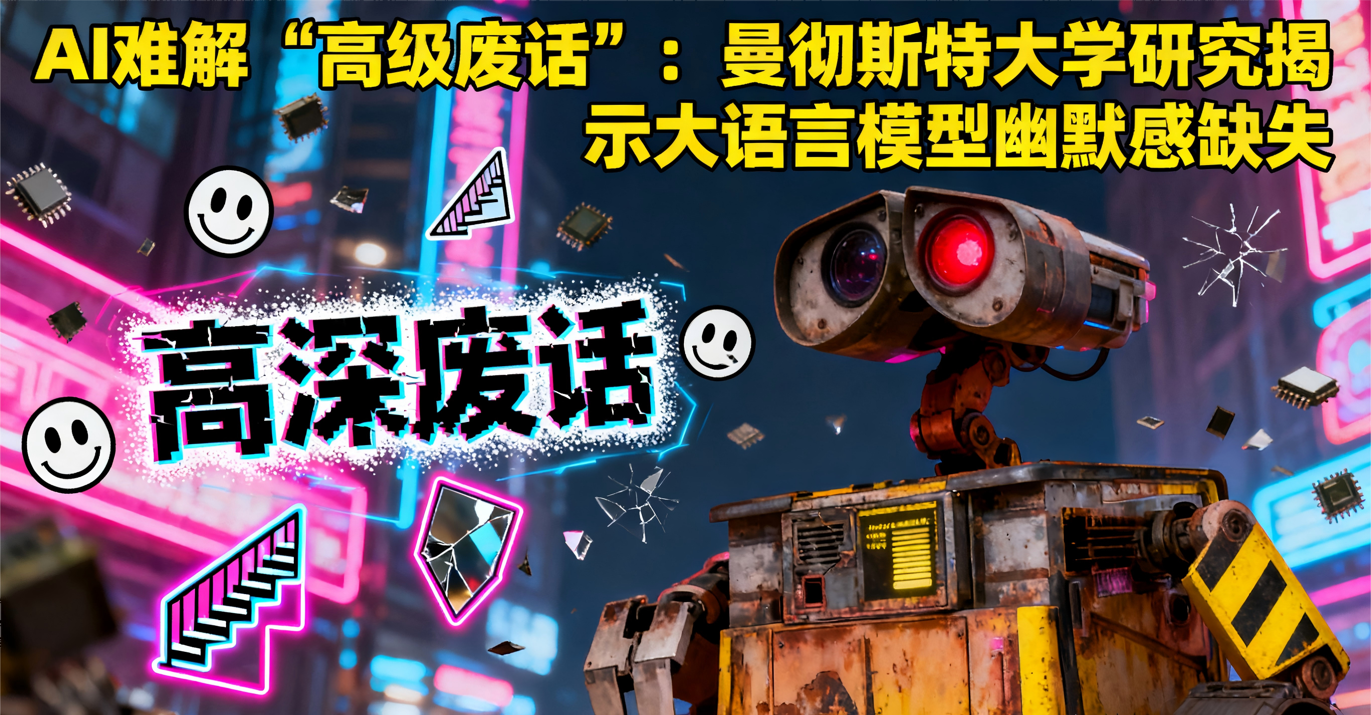 AI难解“高级废话”：曼彻斯特大学研究揭示大语言模型幽默感缺失