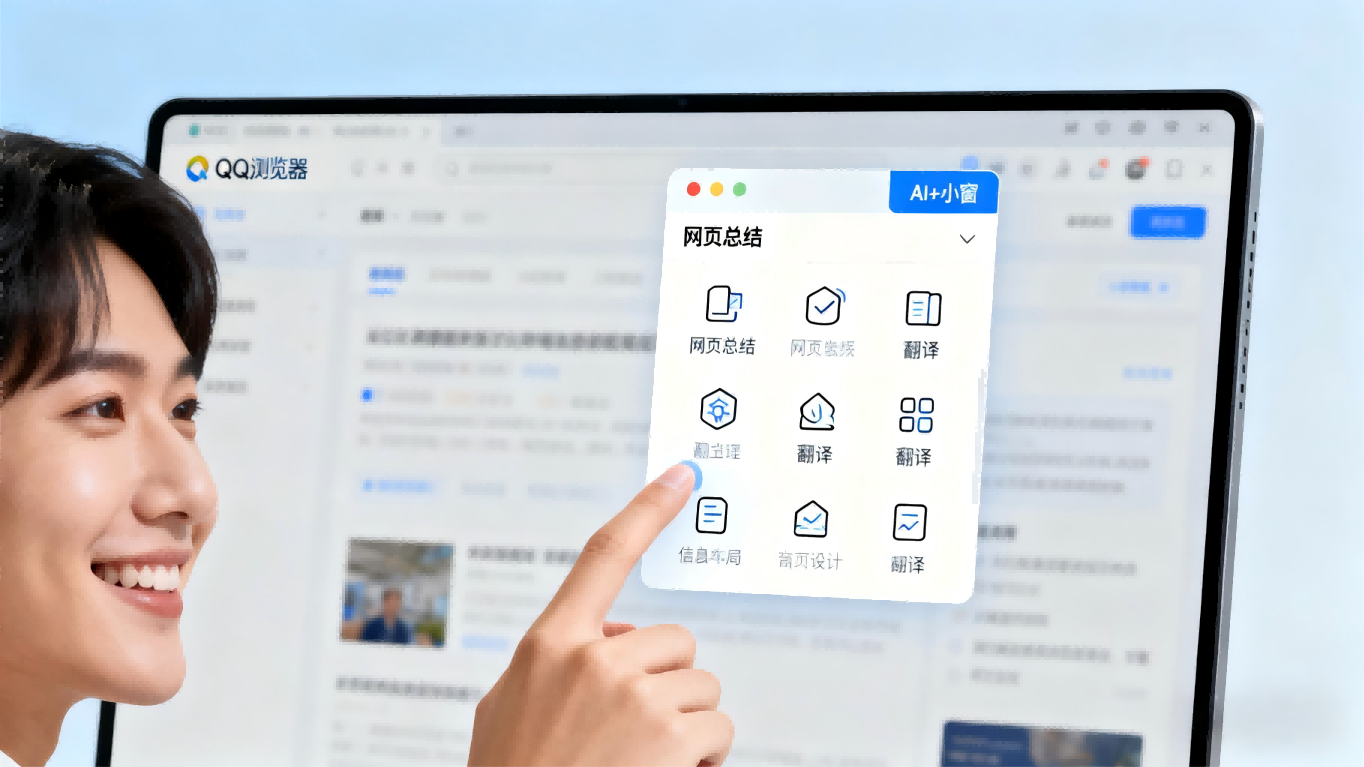 QQ浏览器上新悬浮小窗，AI助手无感融入浏览体验