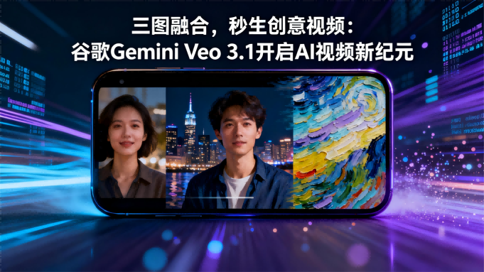 三图融合，秒生创意视频：谷歌Gemini Veo 3.1开启AI视频新纪元