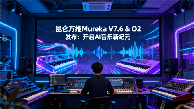 昆仑万维双模齐发：Mureka V7.6与O2开启AI音乐创作新纪元