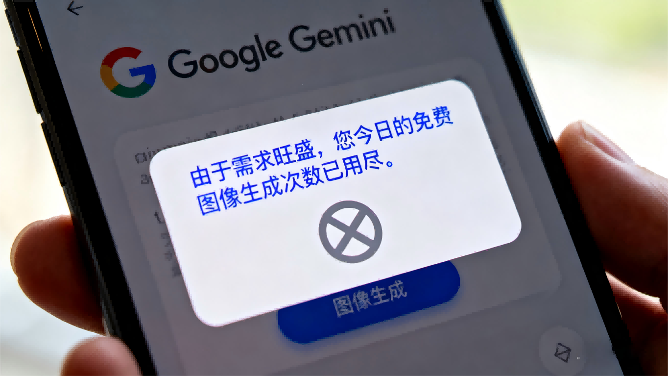 AI需求暴增，谷歌悄然收紧免费Gemini服务