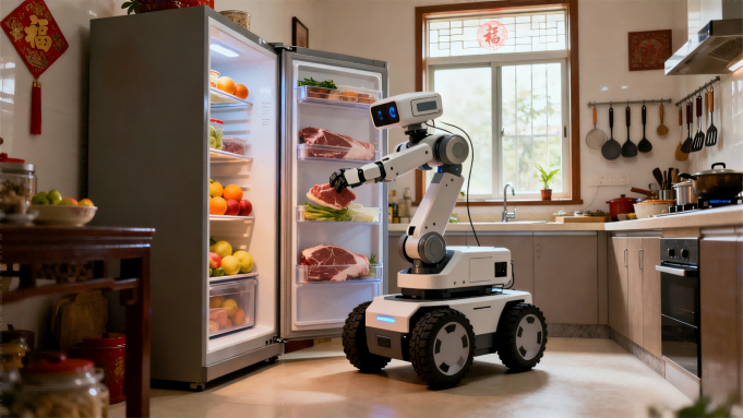 家用机器人F1亮相：能收纳能陪学，明年初售价不到两万