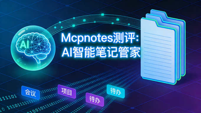测评报告：Mcpnotes – 你的AI智能笔记管家，真的能打通知识管理的“任督二脉”吗？