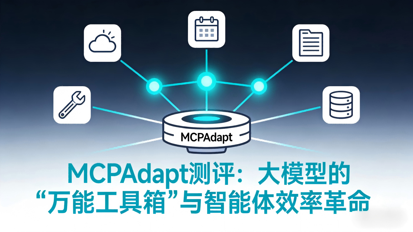 MCPAdapt测评报告：大模型的“万能工具箱”与智能体效率革命