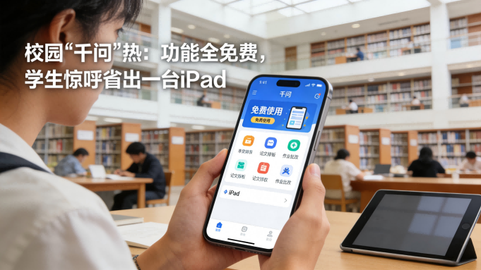 校园“千问”热：功能全免费，学生惊呼省出一台iPad