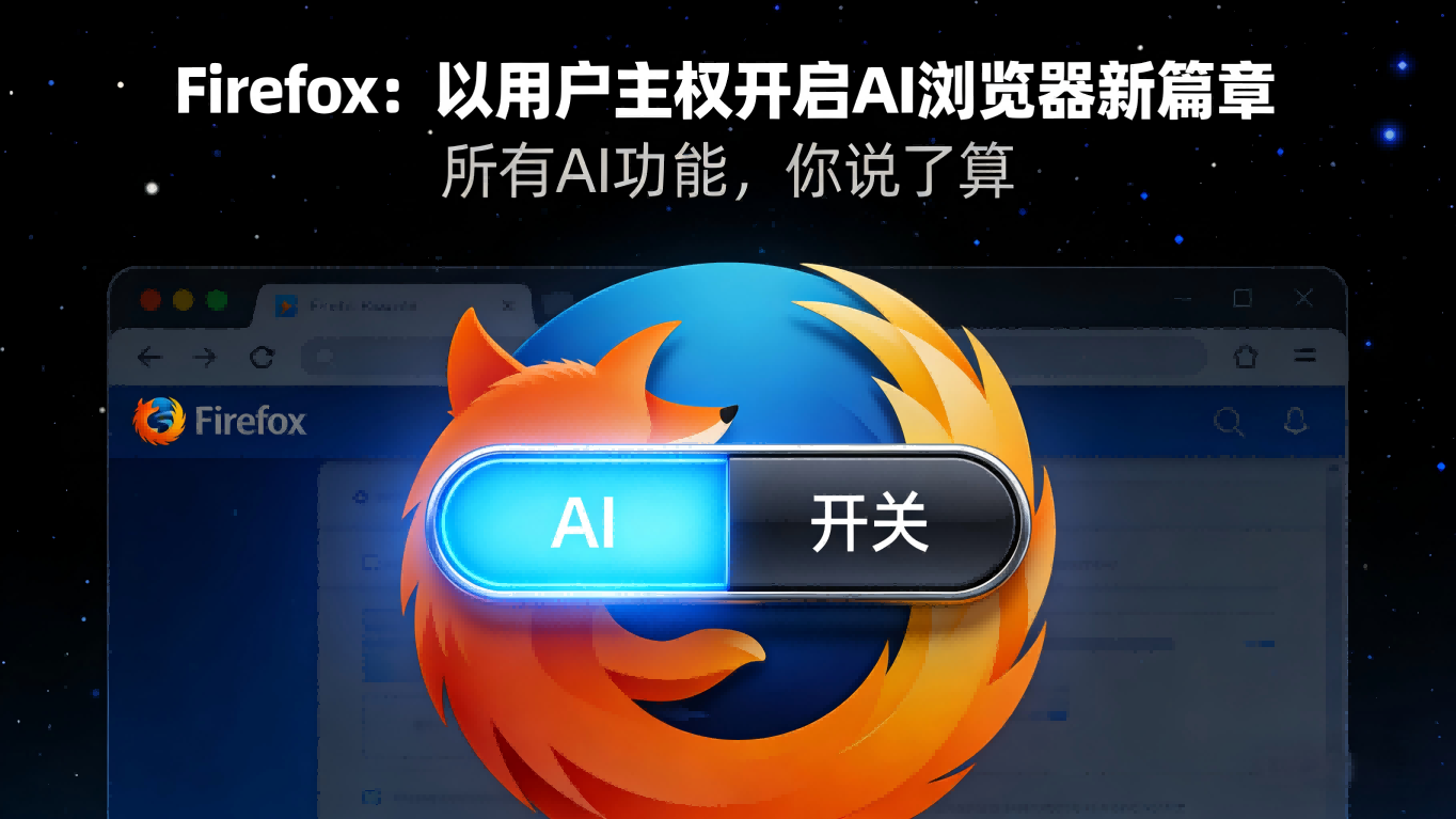 AI浏览器浪潮中的“逆行”者：Firefox以用户主权开启智能新篇