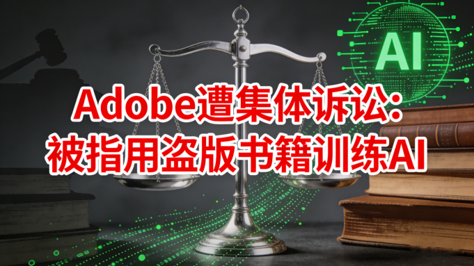 Adobe被控窃书养AI：作家集体诉讼揭训练数据版权黑箱