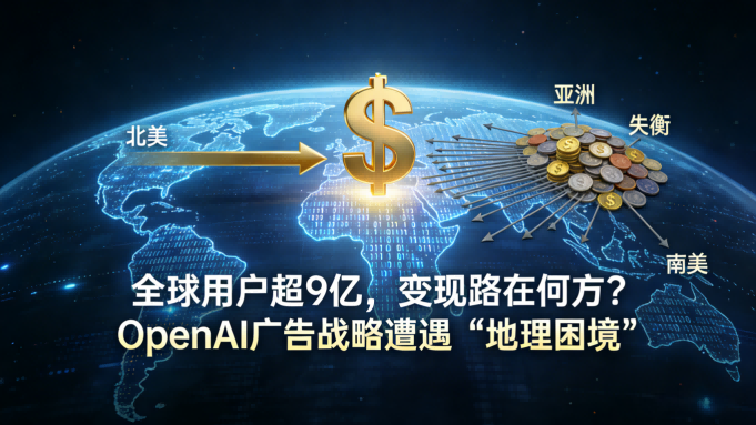 全球用户超9亿，变现路在何方？OpenAI广告战略遭遇“地理困境”