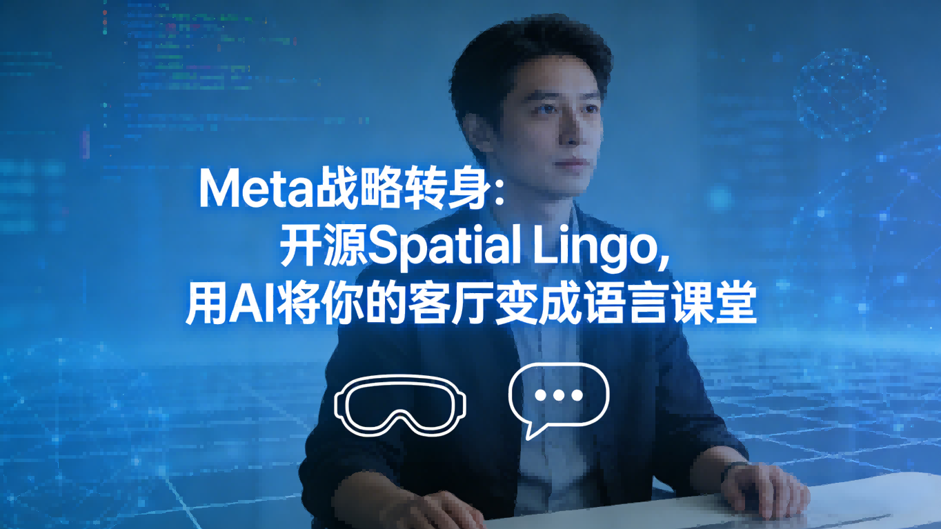 Meta战略转身：开源Spatial Lingo，用AI将你的客厅变成语言课堂