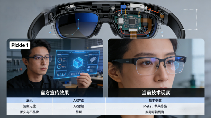 “灵魂电脑”Pickle 1陷真假旋涡：颠覆性AR眼镜还是概念泡沫？