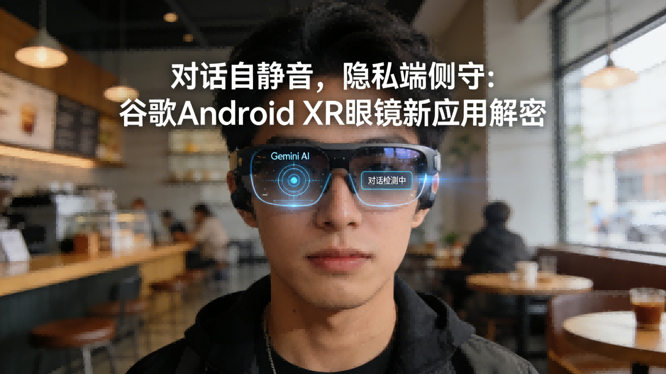 对话自静音，隐私端侧守：谷歌Android XR眼镜新应用解密