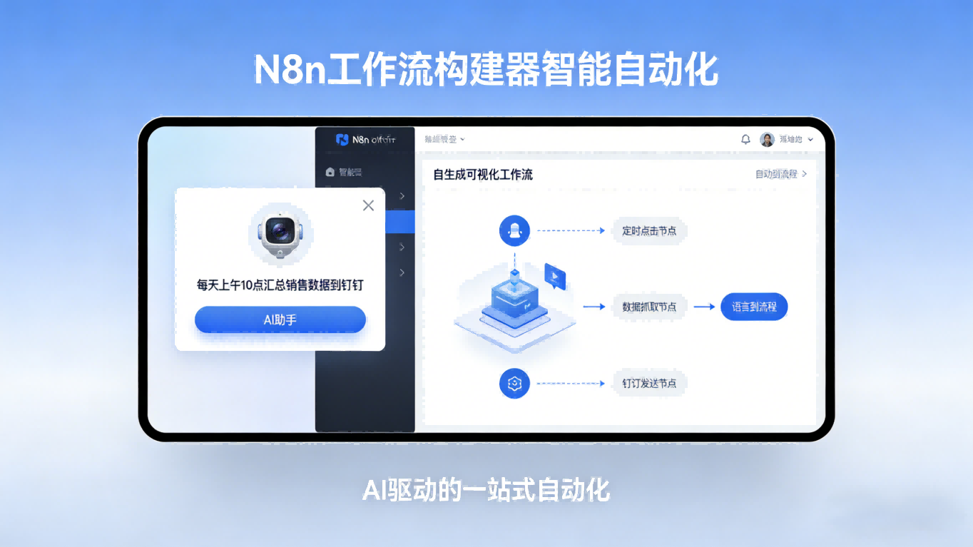 N8n Workflow Builder测评：AI加持的自动化工作流，让效率起飞