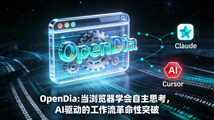 OpenDia：当浏览器学会自主思考，AI驱动的工作流革命性突破