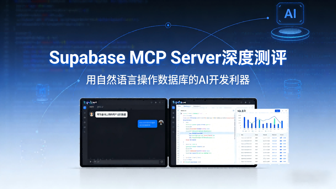 Supabase MCP Server深度测评：用自然语言操作数据库的AI开发利器
