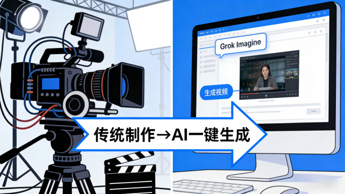 马斯克xAI放出“视频加速器”!Grok Imagine 10秒成片,音画同步挑战好莱坞