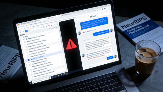 顶级AI学术殿堂的讽刺性危机：NeurIPS论文惊现AI“捏造”的参考文献
