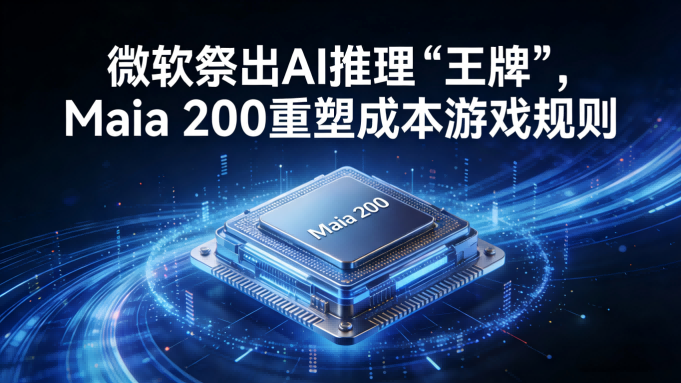 微软祭出AI推理“王牌”，Maia 200重塑千亿美元市场成本游戏规则
