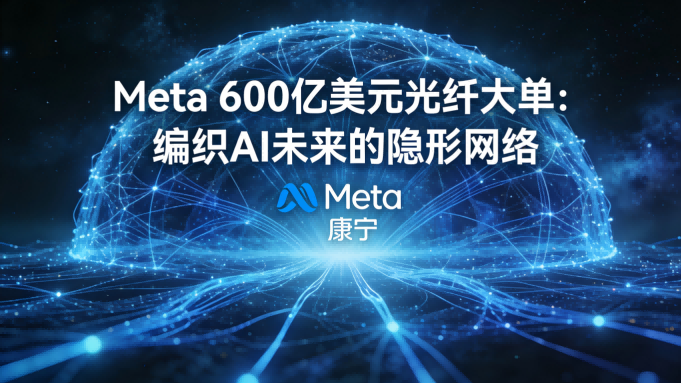 600亿光纤大单背后：Meta如何用康宁的光纤编织AI超级大脑？