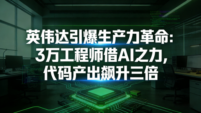 英伟达引爆生产力革命：3万工程师借AI之力，代码产出飙升三倍