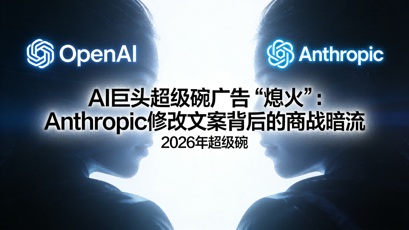 AI巨头超级碗广告“熄火”：Anthropic修改争议文案背后的商战暗流
