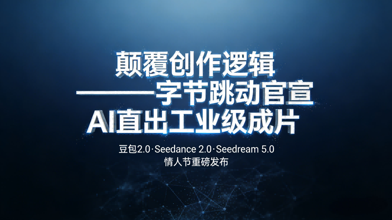 颠覆创作逻辑，字节跳动官宣：AI视频直出“工业级”成片