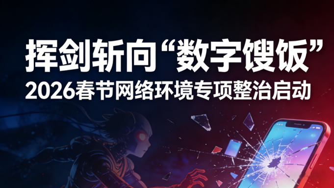 挥剑斩向“数字馊饭”：中央网信办专项整治让春节网络回归“清朗味”