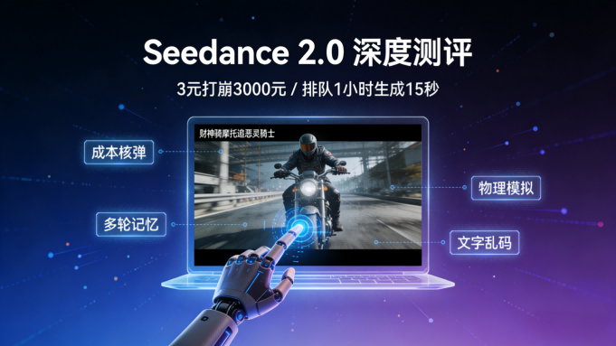 【独家深度】从“盲盒抽卡”到“导演请就位”——Seedance 2.0全维度测评：不止是视频生成，更是AI内容生产的“奇点时刻”