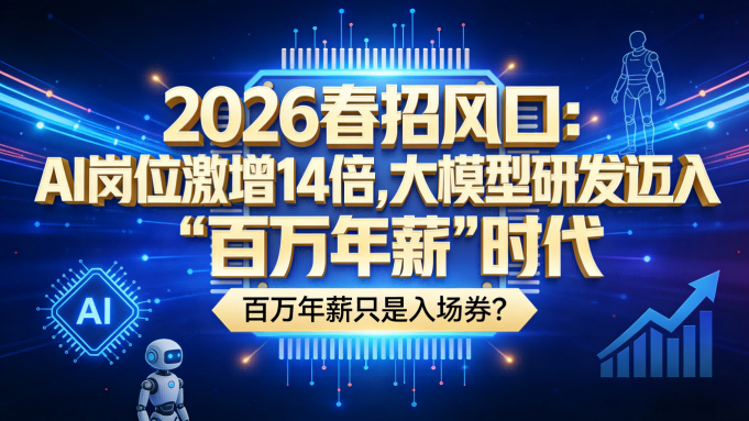 春招市场“狂飙”：AI岗位暴增14倍，百万年薪只是“入场券”？