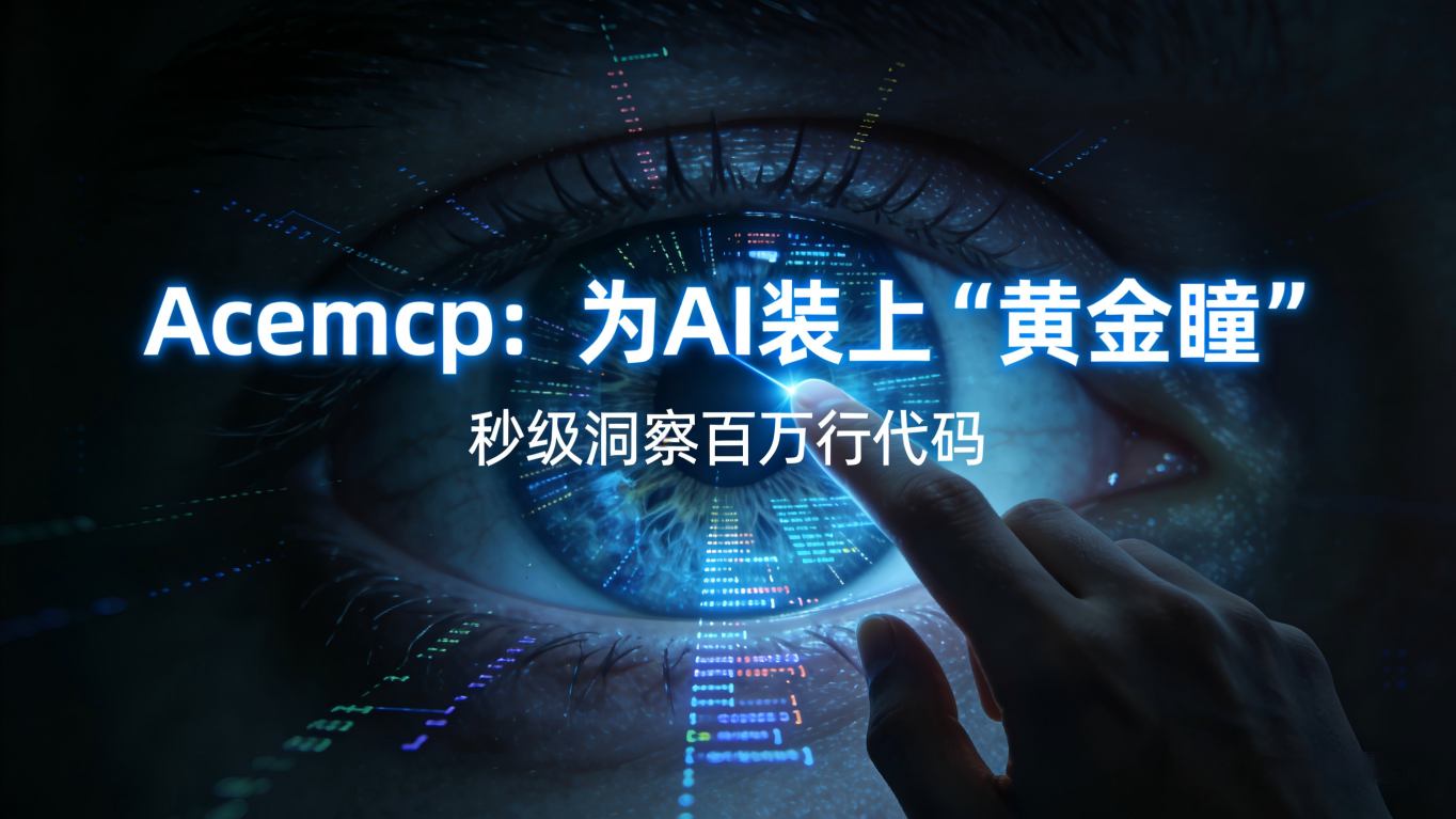 深度测评：Acemcp —— 为 AI 装上“黄金瞳”，秒级洞察百万行代码