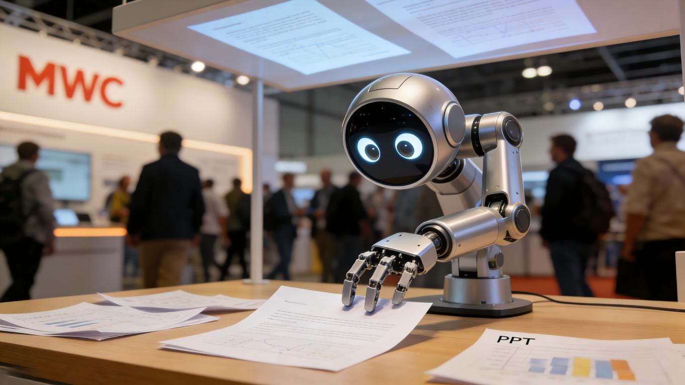 联想MWC亮出“有手有眼”的AI工友，办公桌上的数字化身从此有了温度