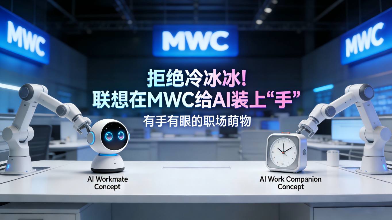 联想MWC亮出“有手有眼”的AI工友，办公桌上的数字化身从此有了温度