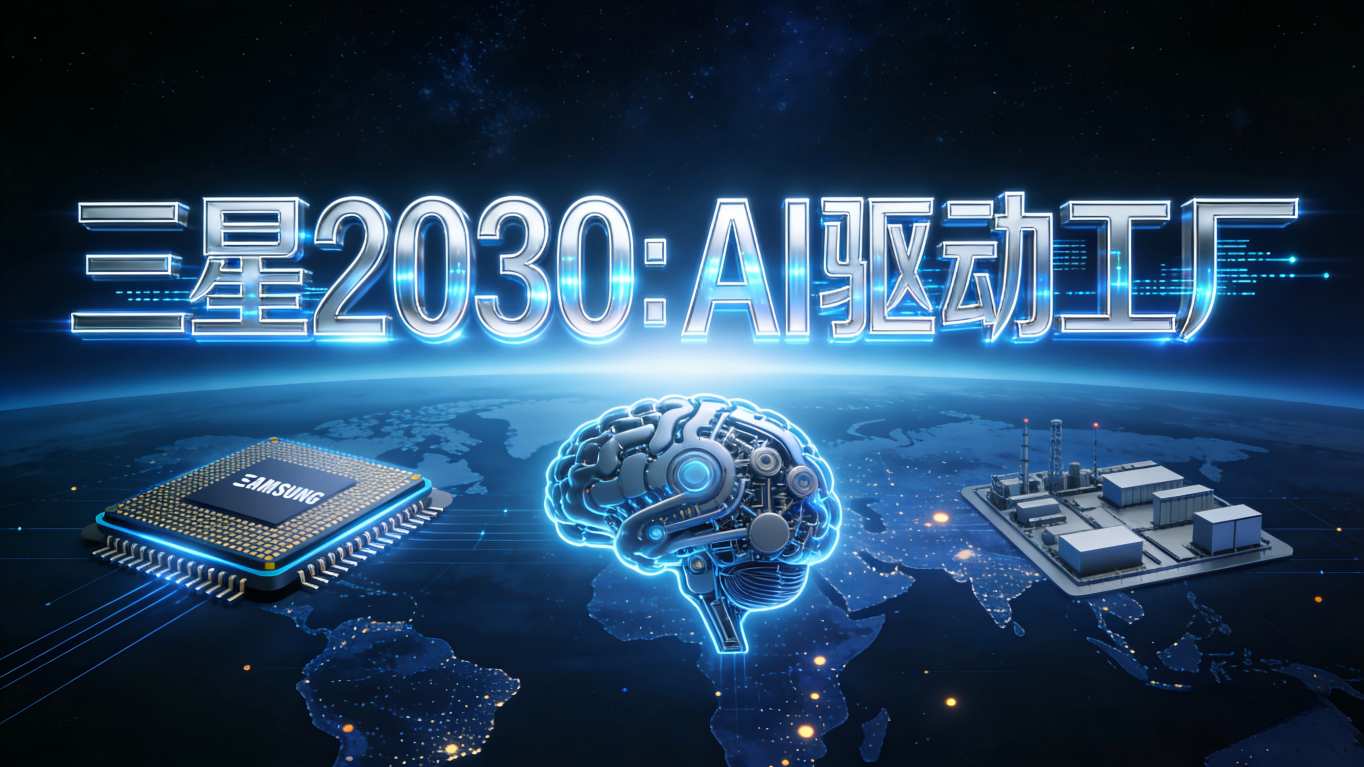 三星擘画工业革命新蓝图：2030年全球工厂迎来“AI代理”掌舵时代