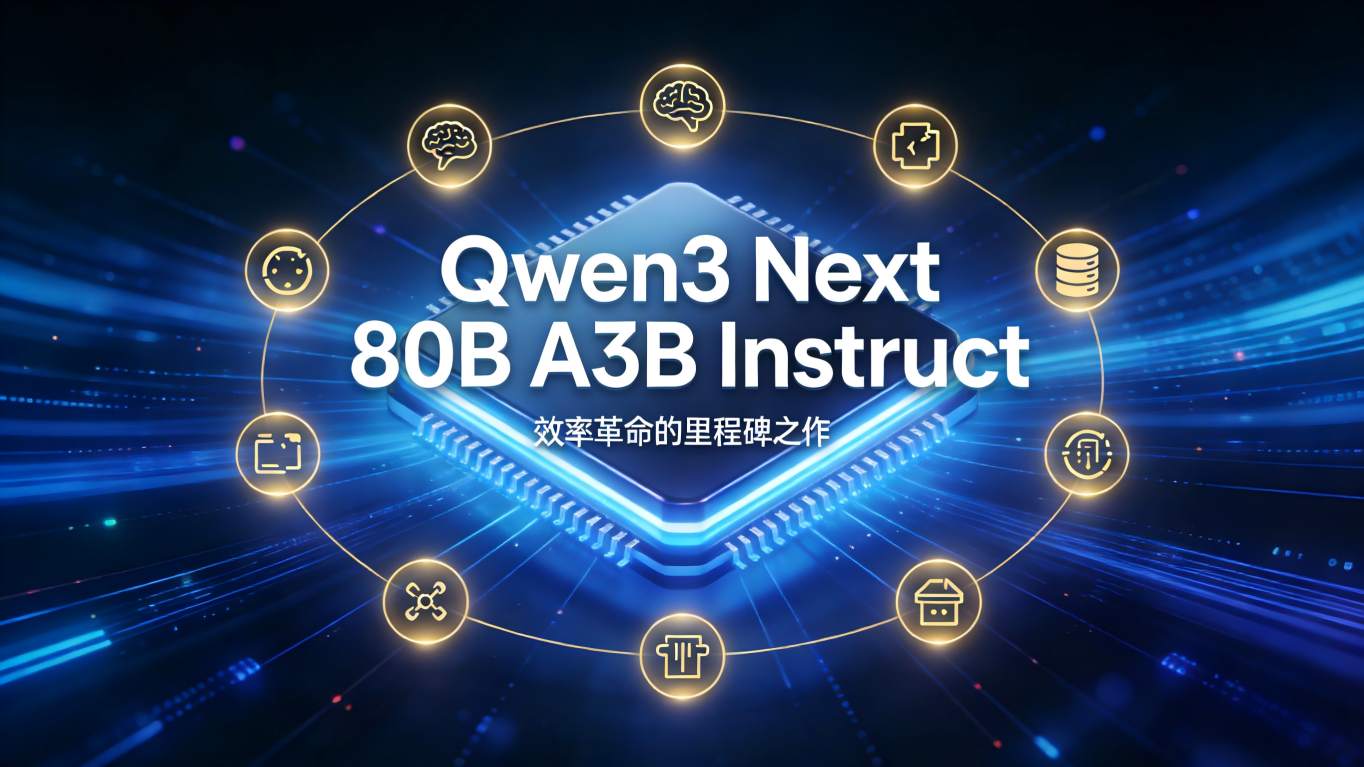 Qwen3 Next 80B A3B Instruct深度测评：“以小博大”的长上下文王者，效率革命的里程碑之作