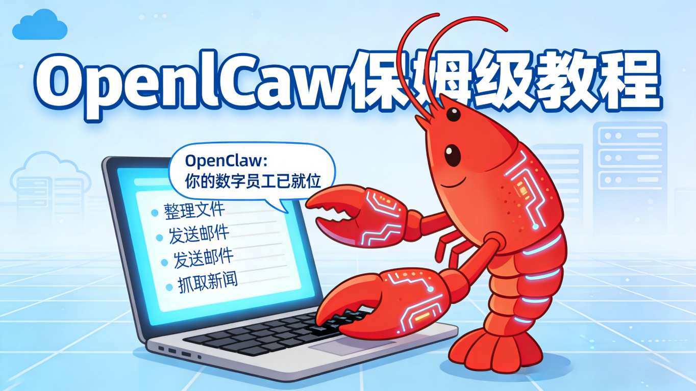 🦞 OpenClaw 2026保姆级教程：从零到一养一只替你干活的“数字龙虾”
