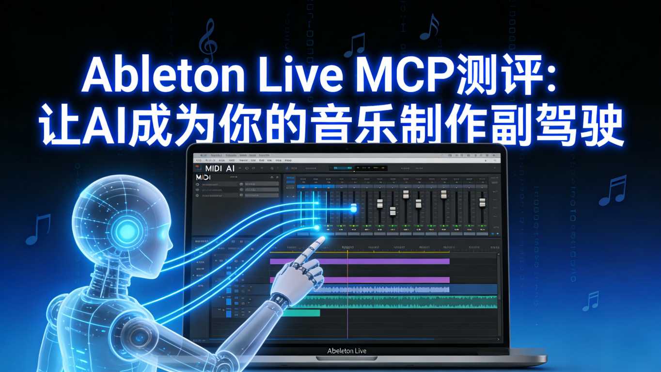颠覆音乐制作！Ableton Live MCP测评：让你的AI助手直接上手编曲