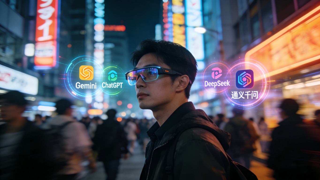 放弃“围墙花园”！乐奇AI眼镜集齐中美四大模型，10亿日元众筹背后的“开放哲学”